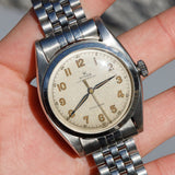 ROLEX BUBBLE BACK Ref.6098 with REG.875088 England Bracelet