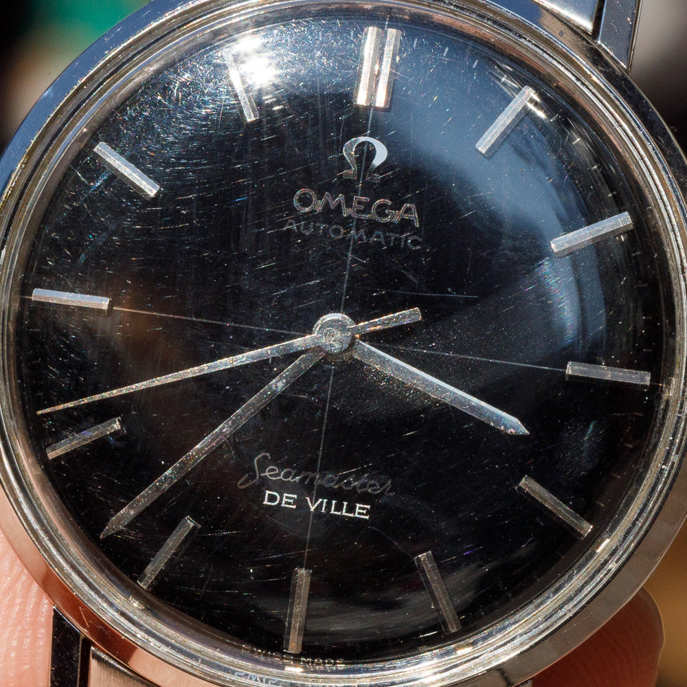 OMEGA Seamaster DE VILLE Ref.14765 Black Gilt Dial