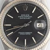 ROLEX DATEJUST Ref.1601 Black Matte Dial