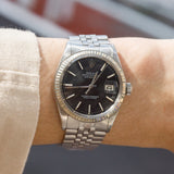 ROLEX DATEJUST Ref.1601 Black Matte Dial