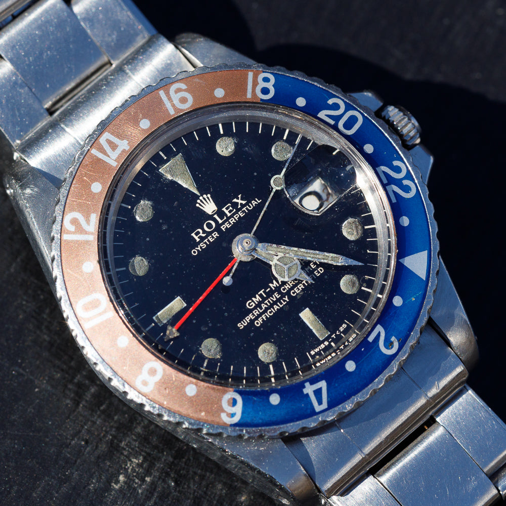 ROLEX GMT-MASTER Ref.1675 Gilt Dial