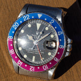 ROLEX GMT-MASTER matte MK0.5 Fuchsia Bezel Insert Ref.1675