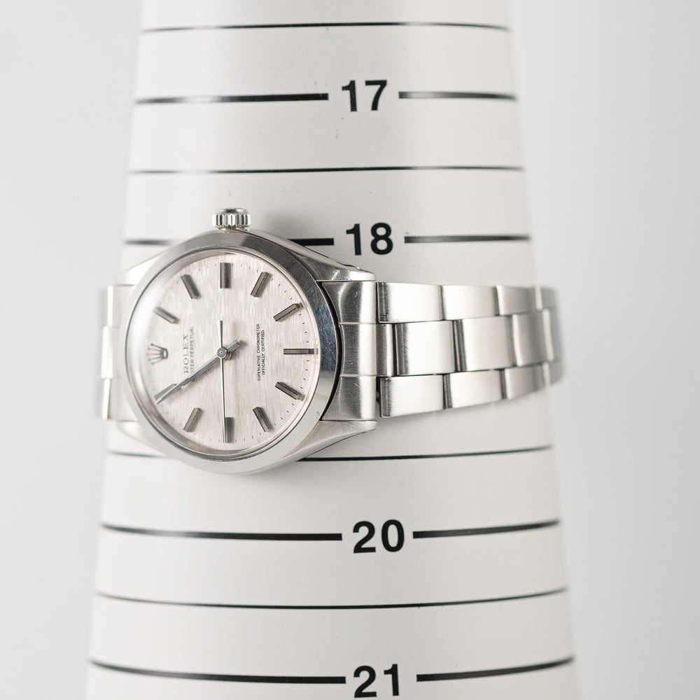 ROLEX OYSTER PERPETUAL Ref.1002 Silver Mosaic Dial