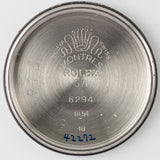 ROLEX OYSTERDATE Ref.6294 Black Guilloche Dial with Expansion Bracelet