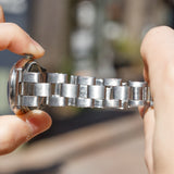 ROLEX OYSTERDATE Ref.6294 Black Guilloche Dial with Expansion Bracelet