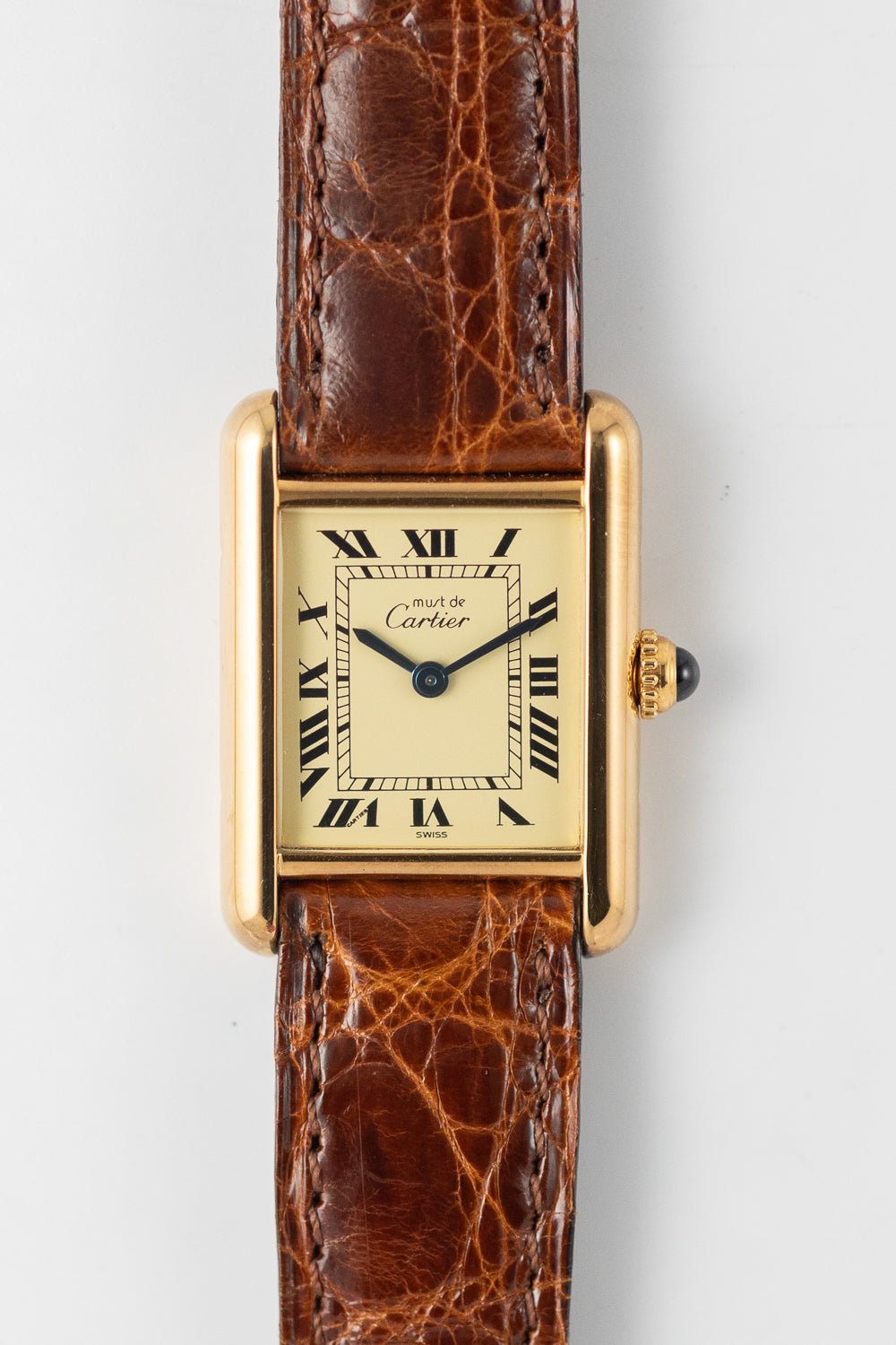 CARTIER SM MUST DE TANK REF.5057001 almost NEW OLD STOCK