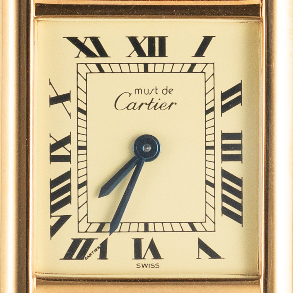 CARTIER SM MUST DE TANK REF.5057001 almost NEW OLD STOCK