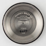 ROLEX OYSTER PERPETUAL DATE Ref.1500 Black Gilt Dial