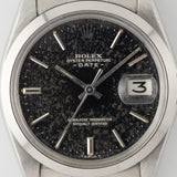 ROLEX OYSTER PERPETUAL DATE Ref.1500 Black Gilt Dial