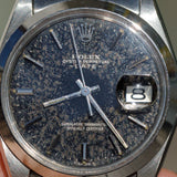 ROLEX OYSTER PERPETUAL DATE Ref.1500 Black Gilt Dial