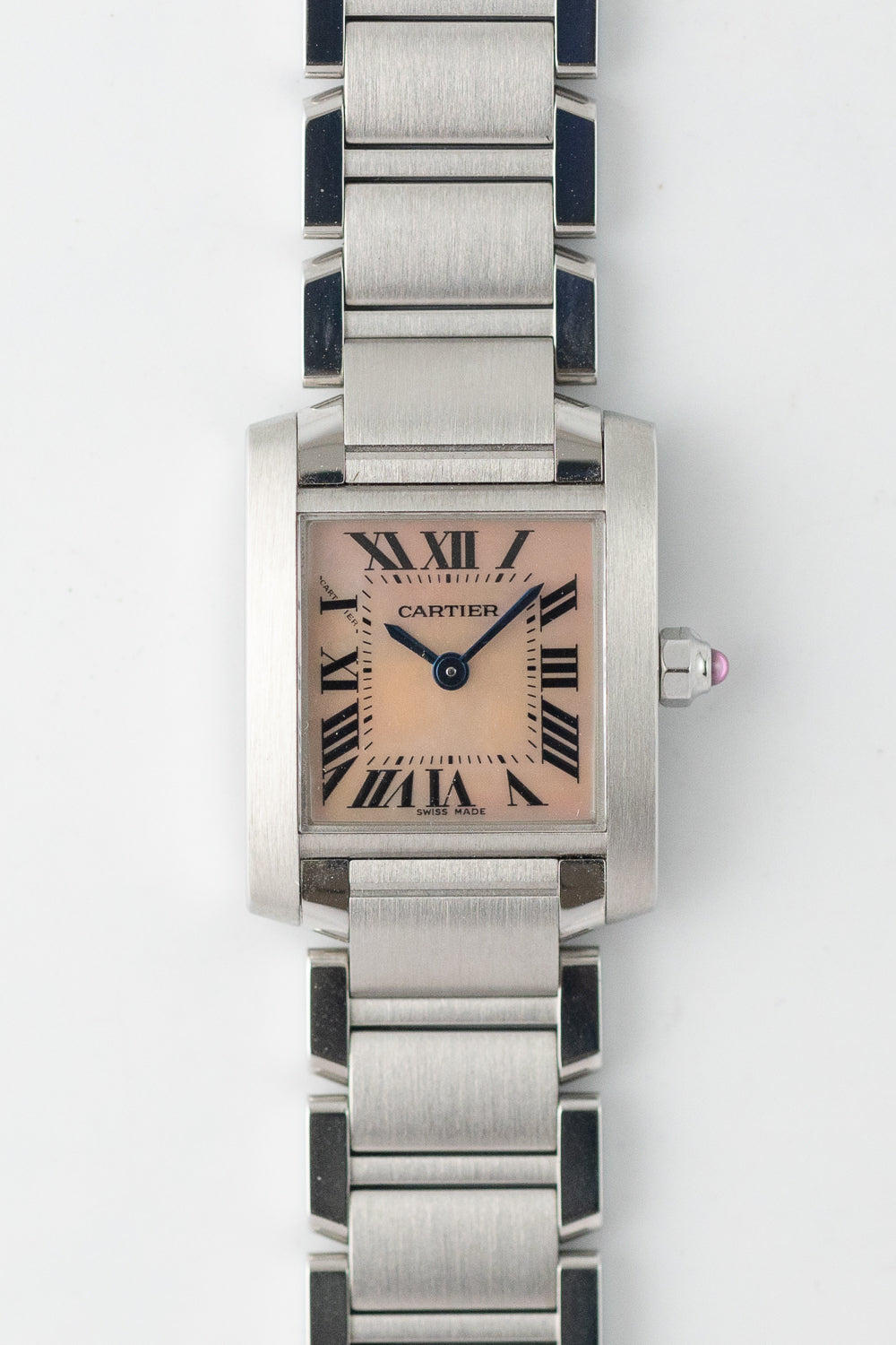CARTIER SM TANK FRANCAISE Ref.2384 MOP Dial