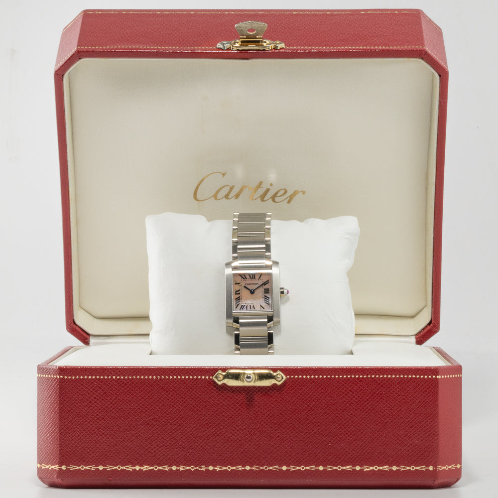 CARTIER SM TANK FRANCAISE Ref.2384 MOP Dial