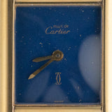 CARTIER SM MUST DE TANK LAPIS BLUE DIAL