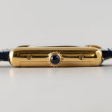CARTIER SM MUST DE TANK LAPIS BLUE DIAL