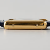 CARTIER SM MUST DE TANK LAPIS BLUE DIAL