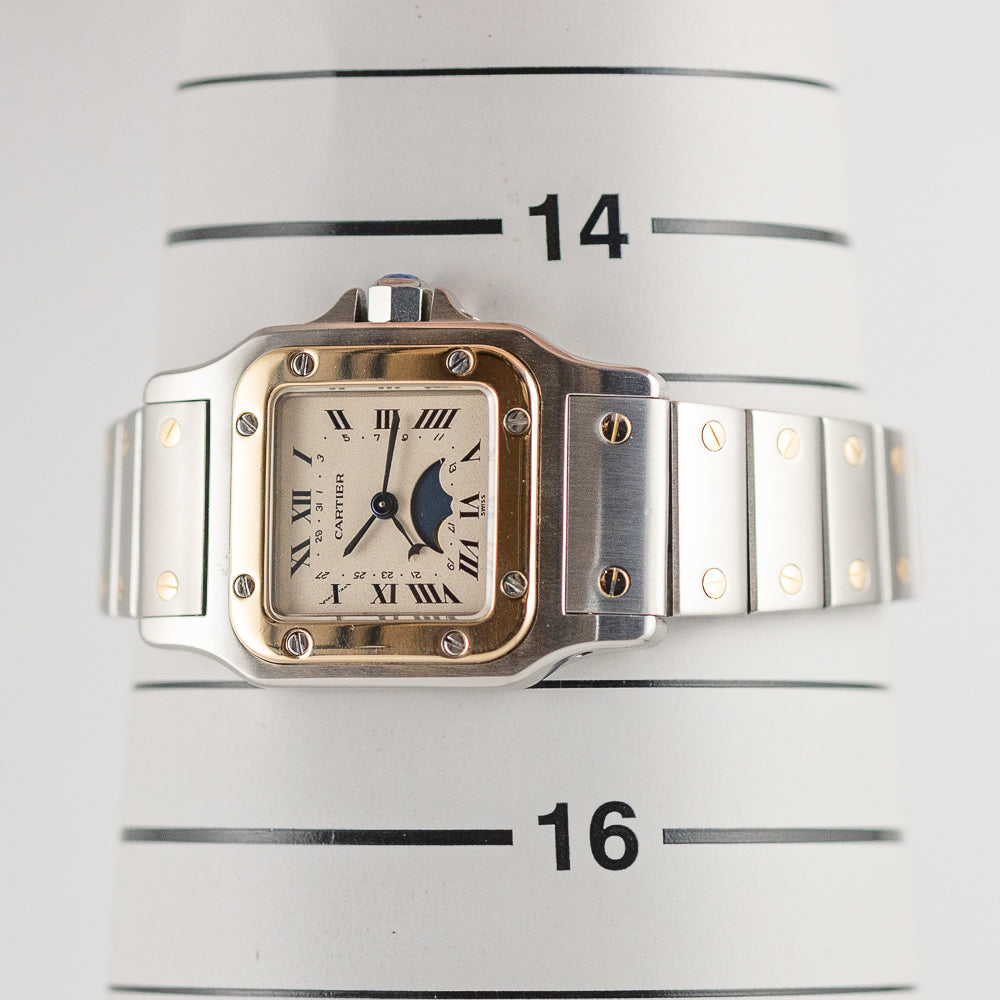 CARTIER SM Santos Galbee Moonphase Ref.119902