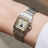 CARTIER SM Santos Galbee Moonphase Ref.119902