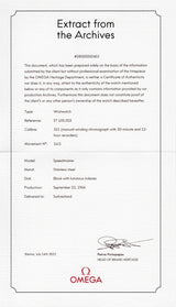 OMEGA SPEEDMASTER Ref.105.003