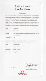 OMEGA Speedmaster Ref.145.022 Step Dial