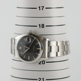 ROLEX OYSTERDATE Ref.6494 Black Gilt Dial Roulette Date