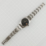 ROLEX OYSTERDATE Ref.6494 Black Gilt Dial Roulette Date