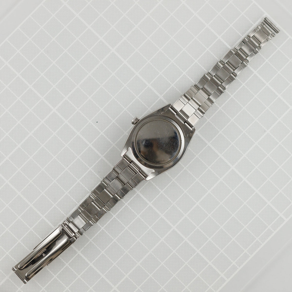 ROLEX OYSTERDATE Ref.6494 Black Gilt Dial Roulette Date