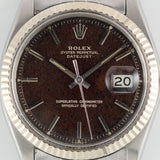 ROLEX DATEJUST Ref.1601 Tropical Black Gilt Dial