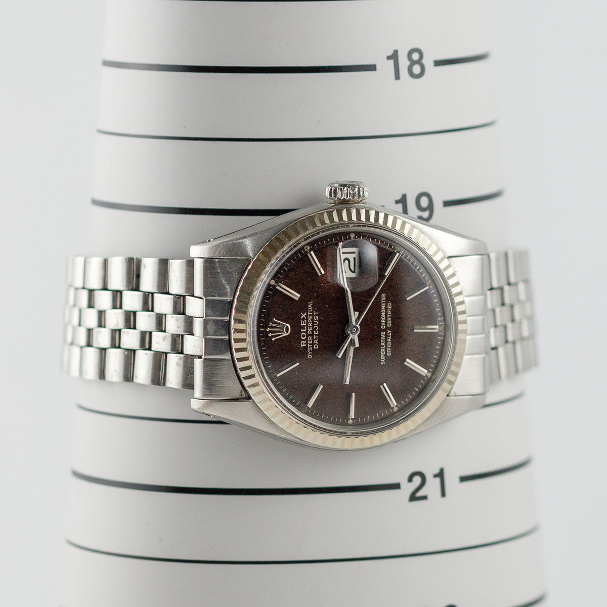 ROLEX DATEJUST Ref.1601 Tropical Black Gilt Dial