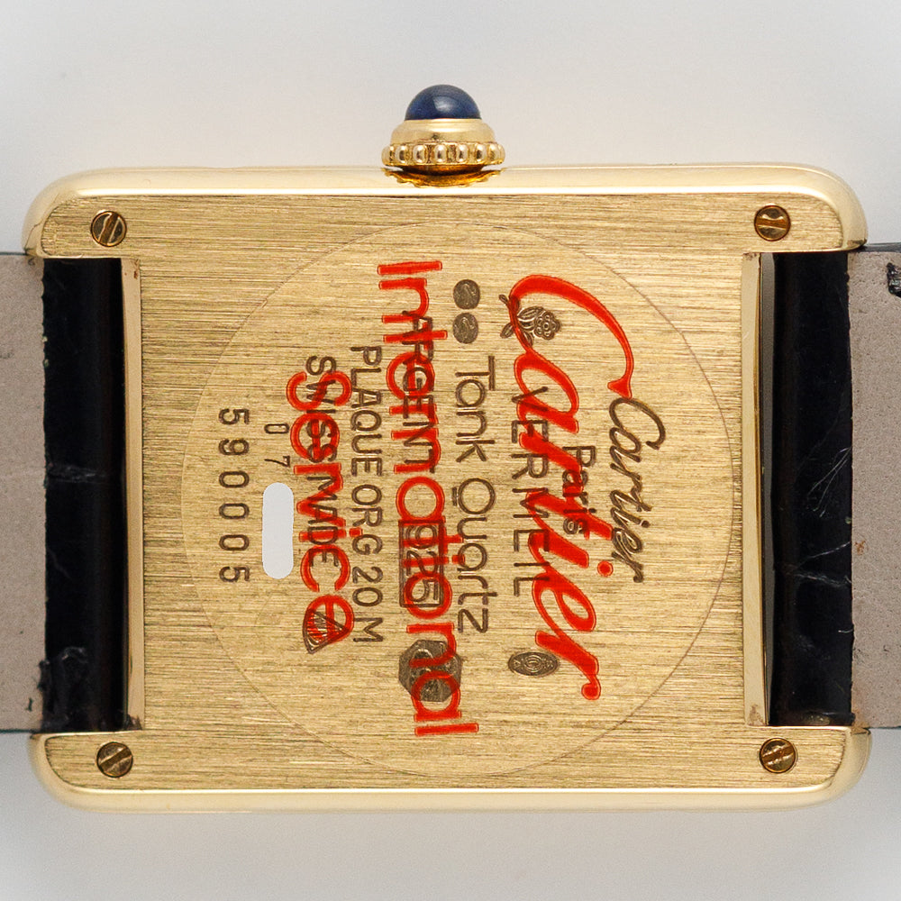 CARTIER LM must de TANK Ref.590005