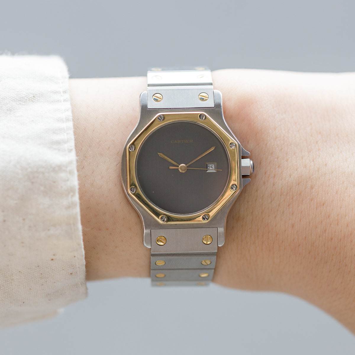 CARTIER LM SANTOS OCTAGON Ref.2966 Ghost Dial