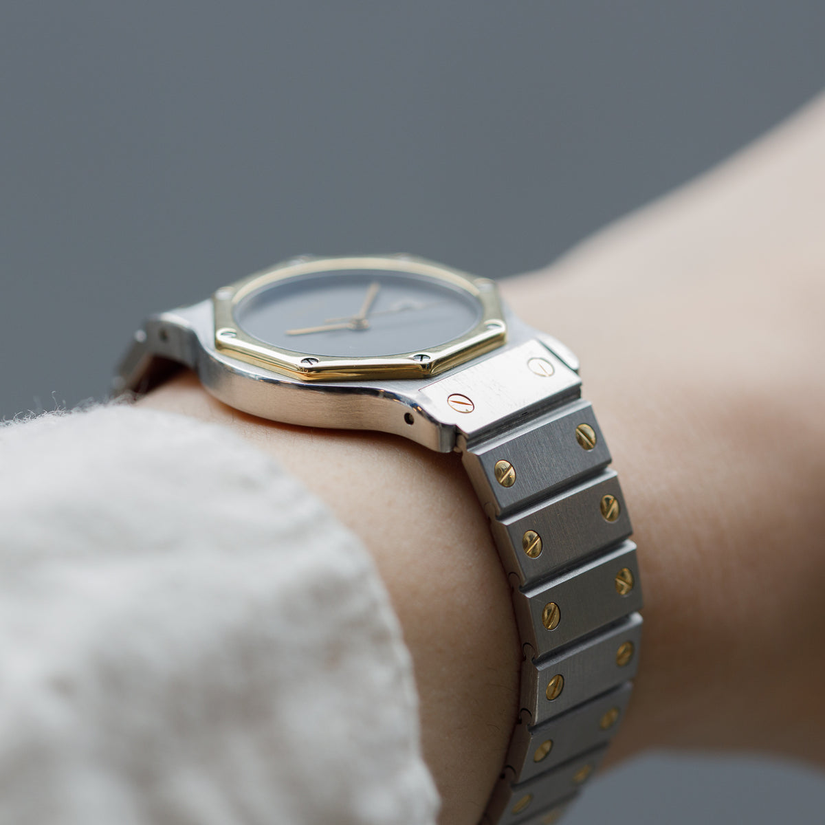 CARTIER LM SANTOS OCTAGON Ref.2966 Ghost Dial