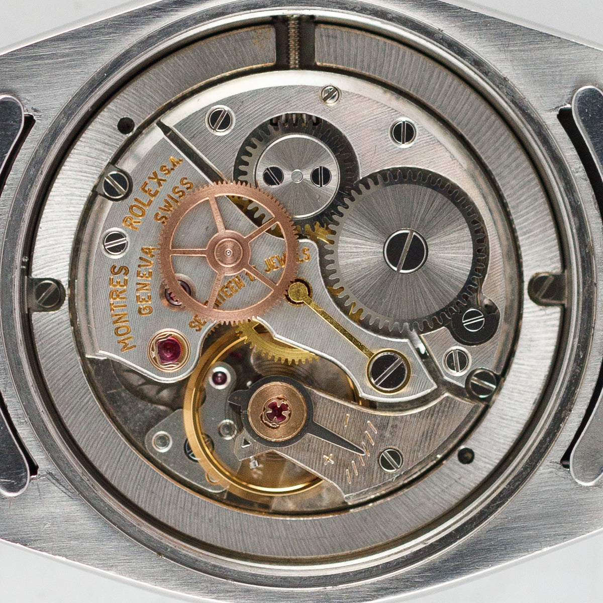 ROLEX OYSTERDATE Ref6694 Black Gilt Dial