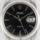 ROLEX OYSTERDATE Ref6694 Black Gilt Dial