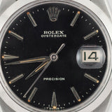 ROLEX OYSTERDATE Ref6694 Black Gilt Dial