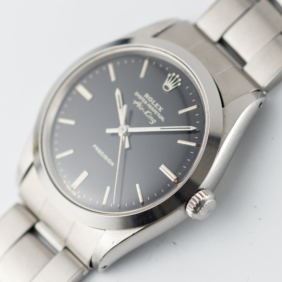 ROLEX Air-King Ref.5500 Glossy Black Glit Dial
