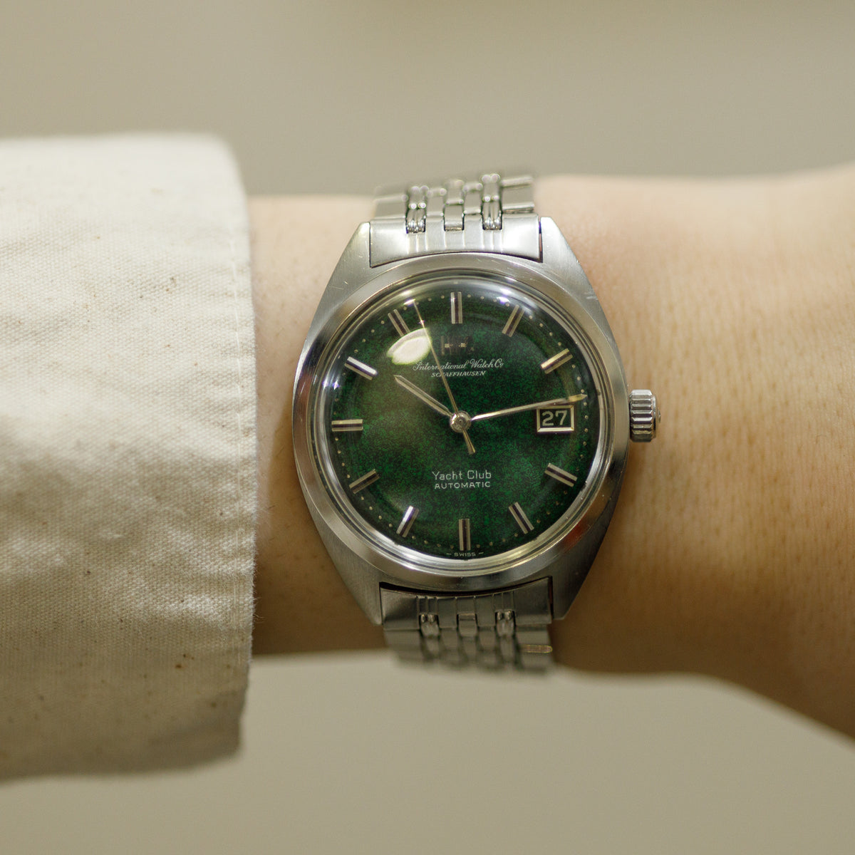 IWC Yacht Club Ref.R811AD Green Marble Dial