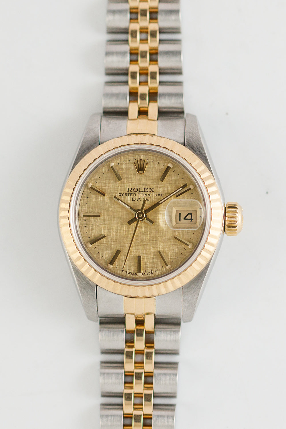 ROLEX DATEJUST Ref.69173 Linen Dial – TIMEANAGRAM