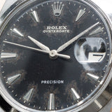 ROLEX OYSTERDATE Ref.6694 Black Gilt Dial