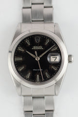 ROLEX OYSTERDATE Ref.6694 Black Gilt Dial