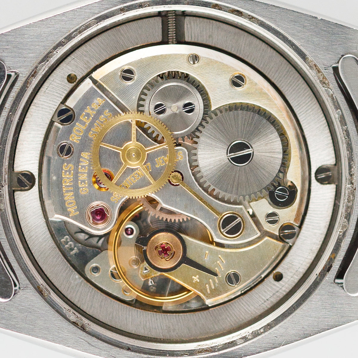 ROLEX OYSTERDATE Ref.6694 Black Gilt Dial