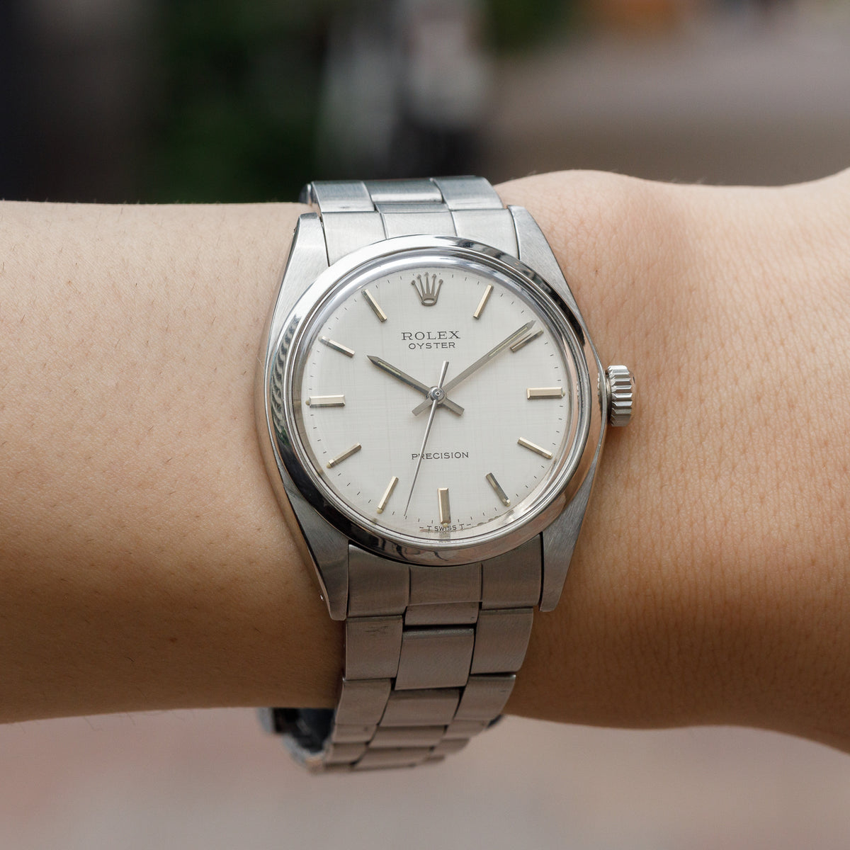 ROLEX OYSTER Ref.6426 Linen Dial
