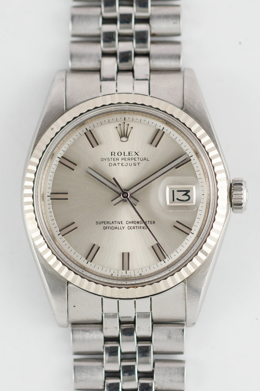 ROLEX DATEJUST REF.1601 Wide Boy – TIMEANAGRAM