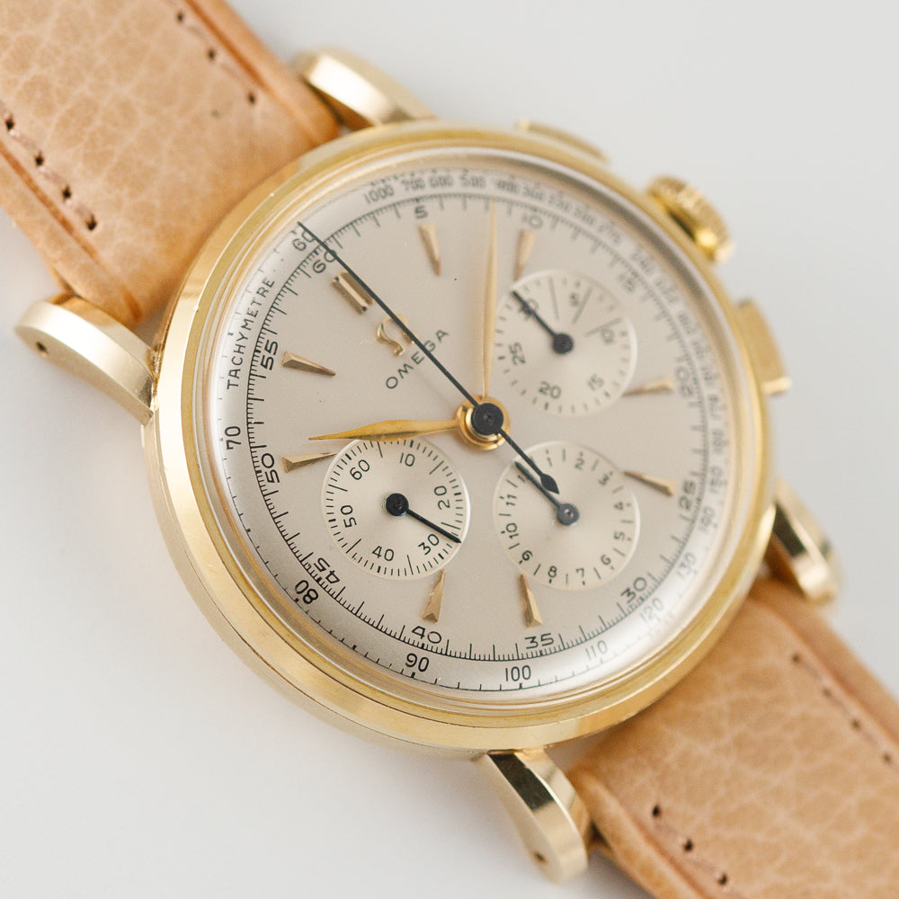 OMEGA 14KYG Chronograph Pre Cal.321