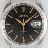 ROLEX OYSTERDATE Re.6694 Black Gilt Dial