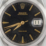 ROLEX OYSTERDATE Re.6694 Black Gilt Dial