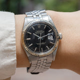 ROLEX DATEJUST Ref.1601 Black Gilt Dial