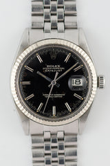 ROLEX DATEJUST Ref.1601 Black Gilt Dial