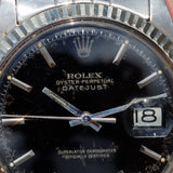 ROLEX DATEJUST Ref.1601 Black Gilt Dial