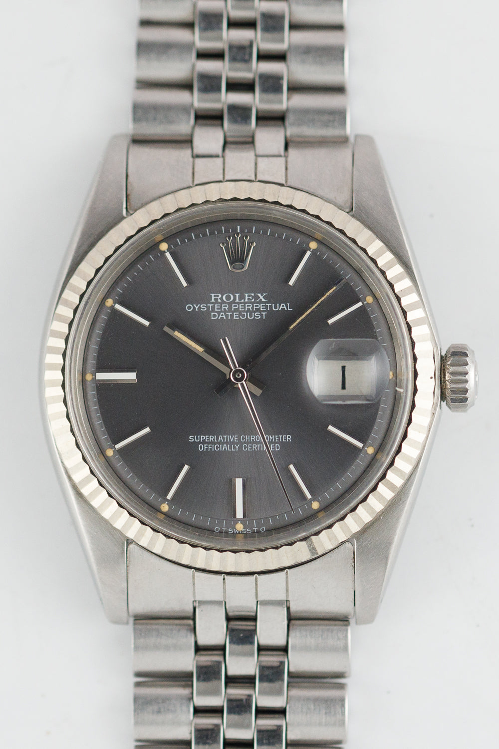 ROLEX DATEJUST REF.1601 GRAY sigma Dial