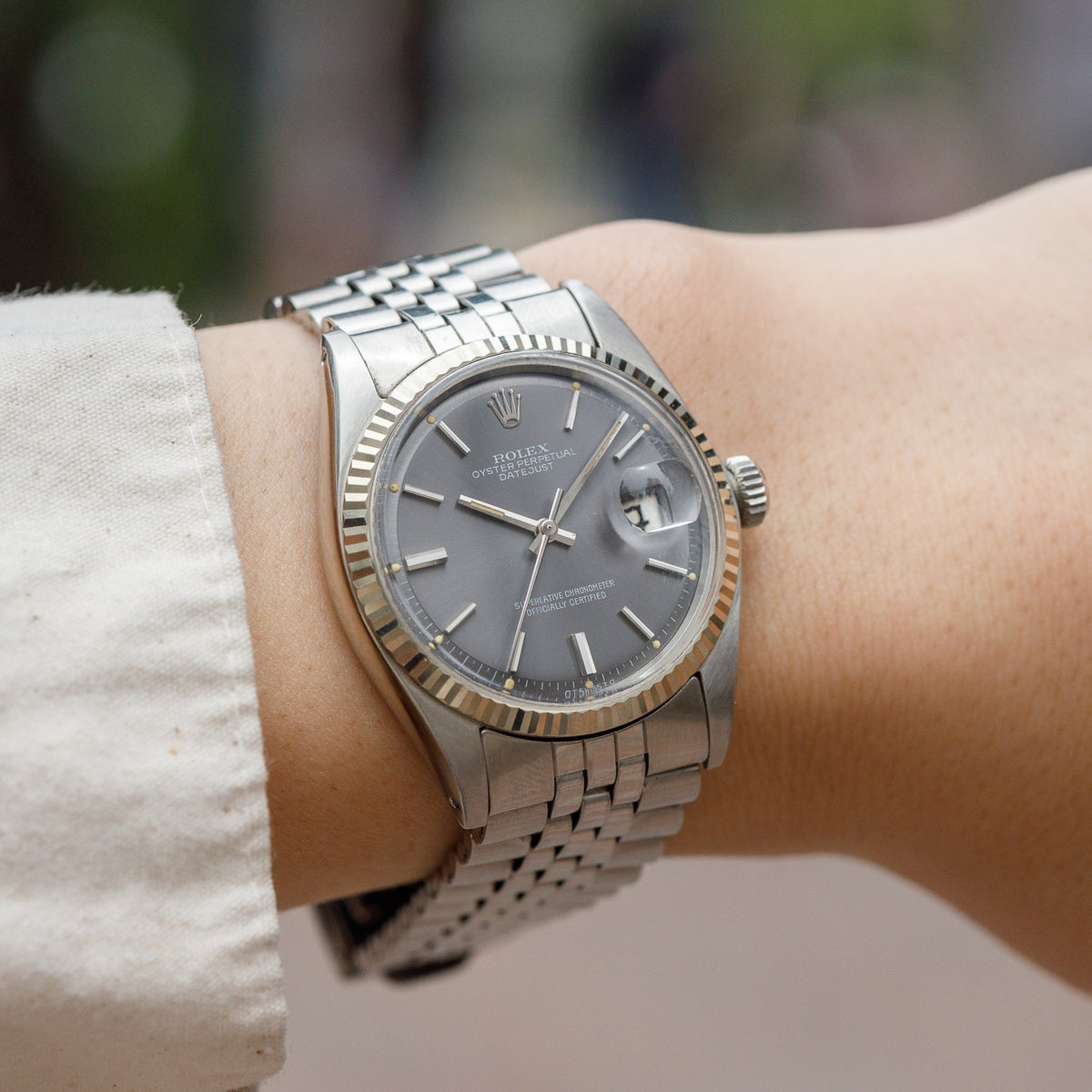 ROLEX DATEJUST REF.1601 GRAY sigma Dial